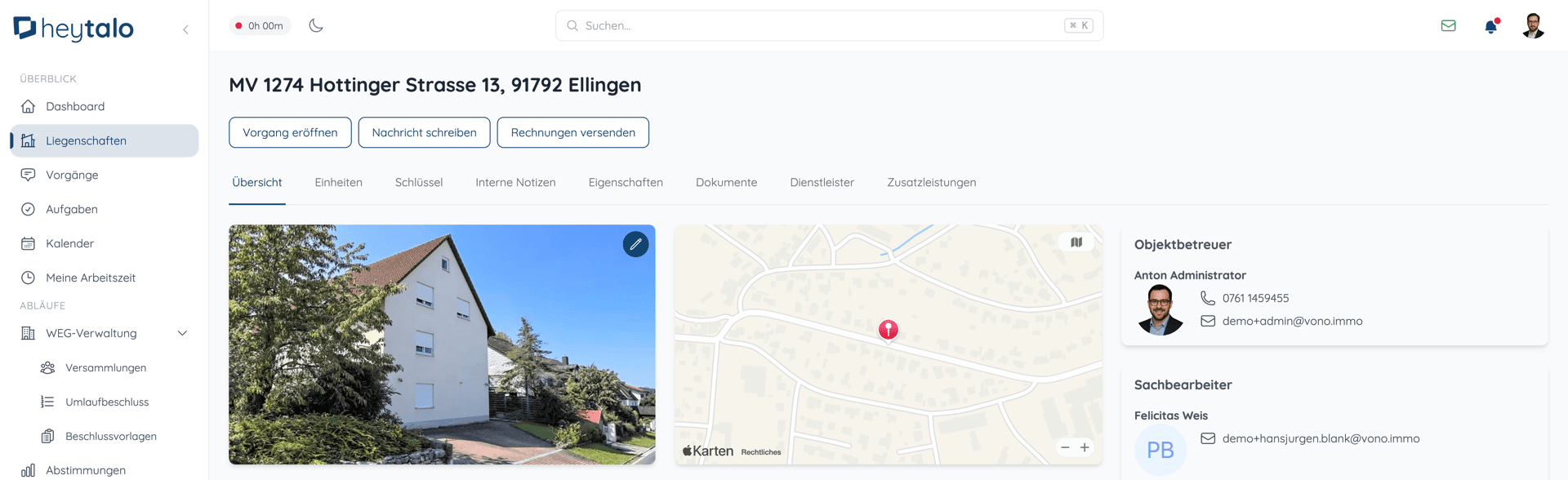 heytalo Makler – Objektansicht mit Foto, Lage und Ansprechpartnern